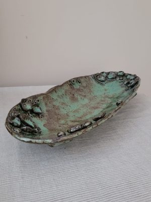 Seledynowa patera